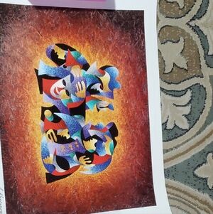 Abstract Multicolor Art Print By Anatole Krasnyansky